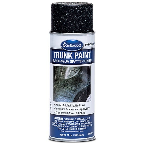 Eastwood Trunk / Boot Paint Black and Aqua Aerosol (340g)