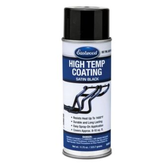 Eastwood Satin Black High Temperature Paint Aerosol (333g)