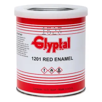 Glyptal Internal Engine Red Enamel Paint 946ml (US Quart)