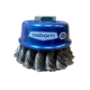 OSBORN Stainless Steal Single Angle Grinder Twist Knot Cup Brush