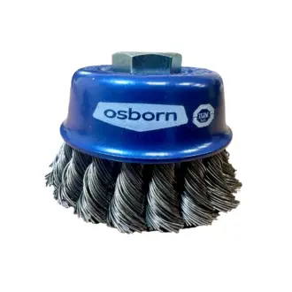 OSBORN Stainless Steal Single Angle Grinder Twist Knot Cup Brush