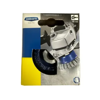 OSBORN Stainless Steal Single Angle Grinder Twist Knot Cup Brush
