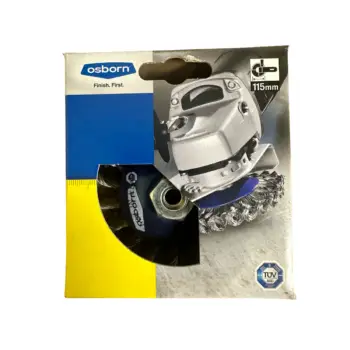 OSBORN Stainless Steal Single Angle Grinders Twist Knot Bevel Brush