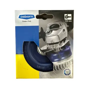 OSBORN Stainless Steal Angle Grinders Twist Knot Cup Brush