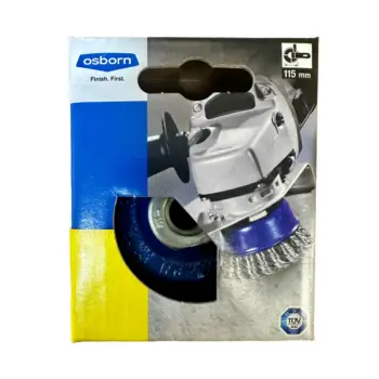 OSBORN Stainless Steal Angle Grinders Twist Knot Cup Brush