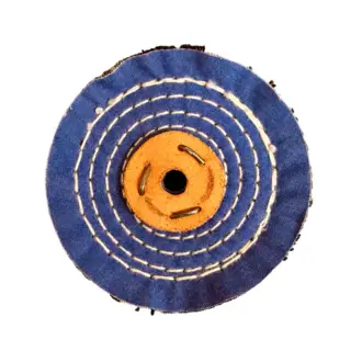 Coloured Close Stitch Polishing Mop - 4"