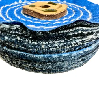 Coloured Close Stitch Polishing Mop - 4"