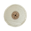 White Close Stitch Polishing Mop - 6"