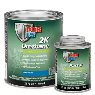 POR-15 2K Urethane Industrial Top Coat Blue