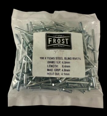 STEEL RIVETS 4mm (5/32")