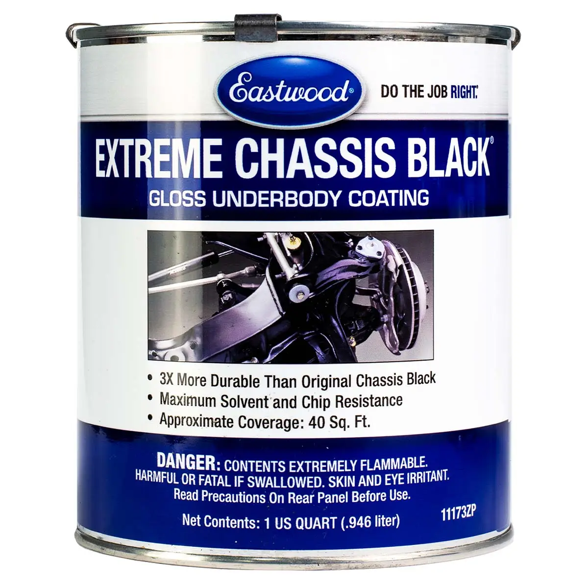 thumbnail image 2 of Steyer Chassis Black Underbody Enamel Paint - 1 Litre Brush-On Coating 2 of 4