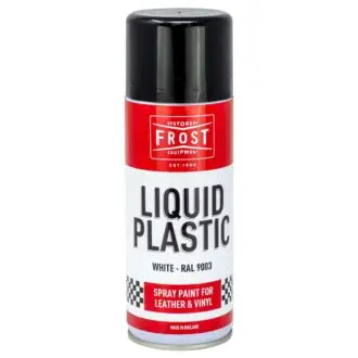 Liquid Plastic Paint Soft Leather/Vinyl Coat - WHITE (400ml Aerosol)