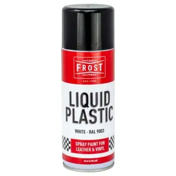Liquid Plastic Paint Soft Leather/Vinyl Coat - WHITE (400ml Aerosol)