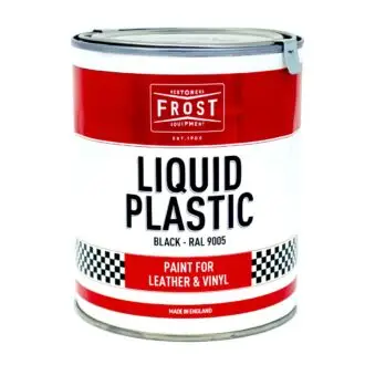 Liquid Plastic Paint Soft Leather/Vinyl Coat - BLACK (1L)