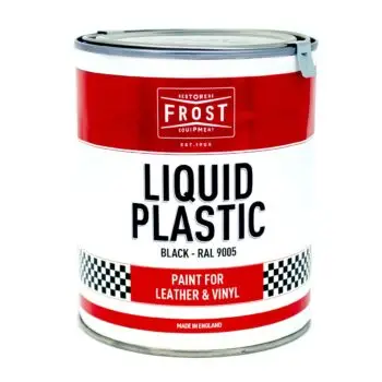 Liquid Plastic Paint Soft Leather/Vinyl Coat - BLACK (1L)