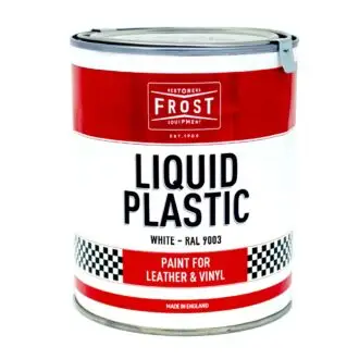 Liquid Plastic Paint Soft Leather/Vinyl Coat - WHITE (1L)