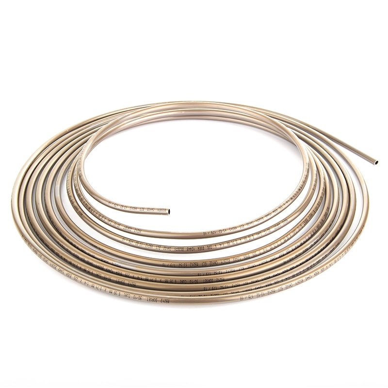 Seamless Copper Nickel Brake Pipe 1/4-inch Dia