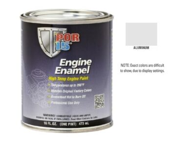 POR15 Aluminium Engine Enamel Paint (473ml)-0