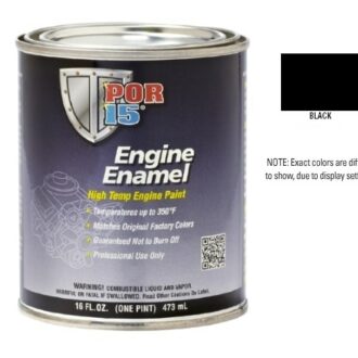 POR15 Black Engine Enamel Paint (473ml)-0