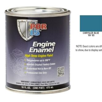 POR15 Chrysler Blue Engine Enamel Paint (473ml)-0