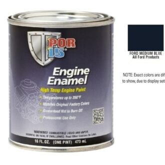 POR15 Ford Medium Blue Engine Enamel Paint (473ml)-0