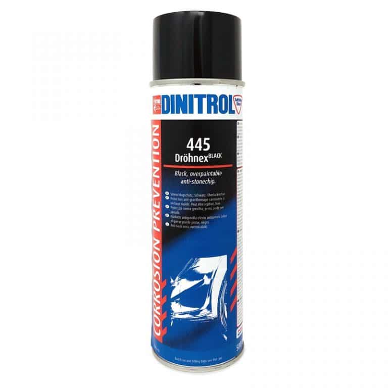 Dinitrol 445 Noir – Protection Anti-pierre Et Anti-rouille En Aérosol, 1 Litre, Pour Passages De Roue Et Bas De Caisse