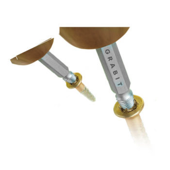 Grabit Broken Bolt and Damaged Screw Extractor Kit (2pc / Size 4 - 10)