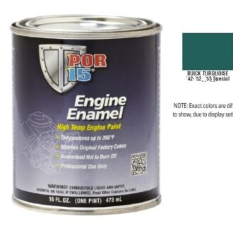 POR15 Buick Turquoise Engine Enamel Paint (473ml)-0