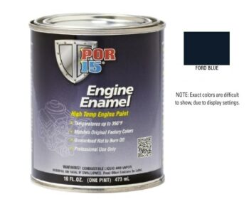 POR15 Ford Blue Engine Enamel Paint (473ml)-0