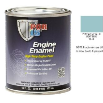 POR15 Pontiac Metallic Light Blue Engine Enamel Paint (473ml)-0