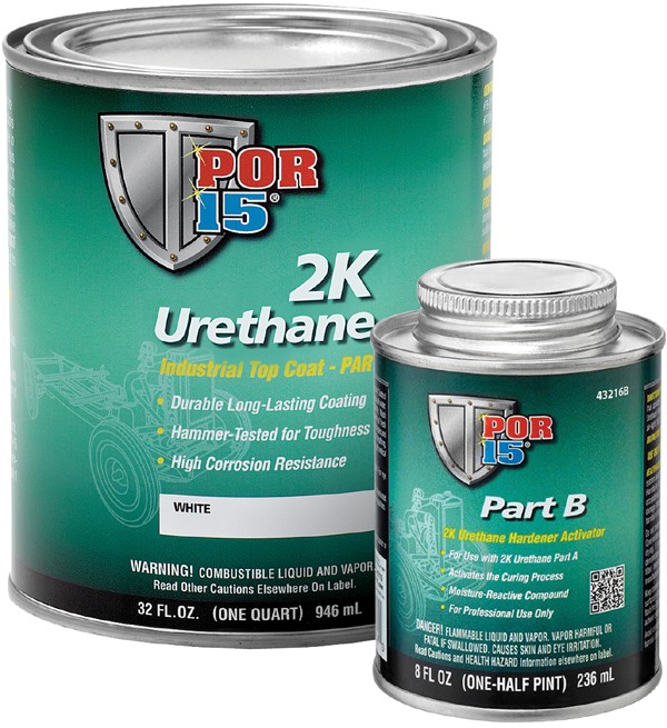 POR15 2K Urethane CLEAR Two Component Coating (aka Glisten PC) (US