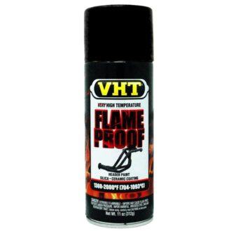 VHT Very High Temperature Flat Black Flame Proof Paint (312g)