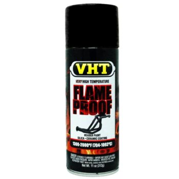 VHT Very High Temperature Flat Black Flame Proof Paint (312g)
