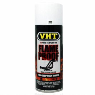 VHT Very High Temperature Flat White Flame Proof Paint (312g)