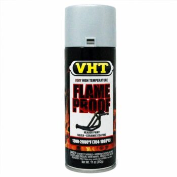 VHT Very High Temperature Flat Silver Flame Proof Paint (312g)