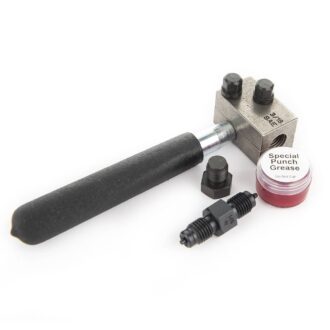 Hand Held 3/16-inch SAE Brake Pipe Flaring Tool Set on Vehicle Use