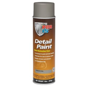 POR15 Detail Paint Aerosol - Stainless Steel (425gm)