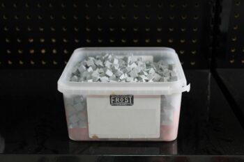 Motor Parts Vibratory Tumbler Media - Ceramic Triangles (1kg)