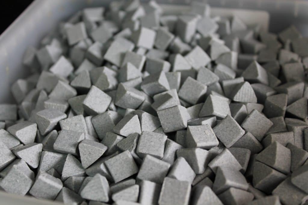 Vibratory Tumbler Media Ceramic Triangles (1kg)