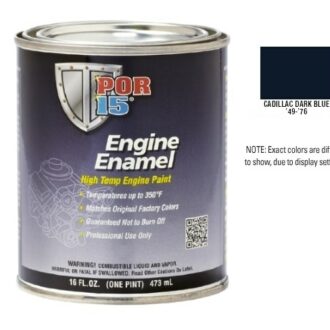 POR15 Cadillac Dark Blue Engine Enamel Paint (473ml)-0