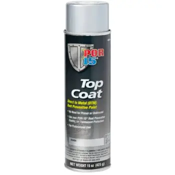 POR15 Top Coat Silver Paint (Stirling Silver) Aerosol (368g)