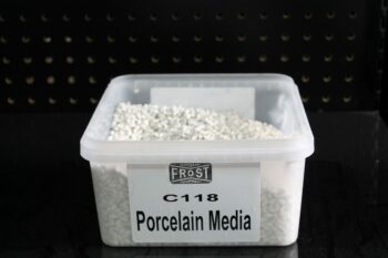 Ceramic Angle Cut Cylinder Media for Motor Parts Vibratory Tumbler (1kg)