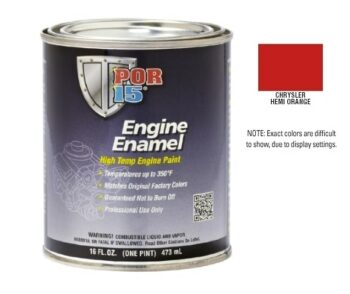 POR15 Chrysler Hemi Orange Engine Enamel Paint (473ml)-0