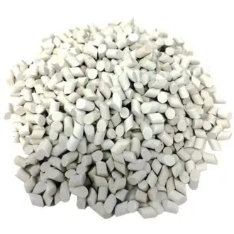 Ceramic Angle Cut Cylinder Media for Motor Parts Vibratory Tumbler (1kg)