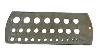 Popular Imperial Drill Gauge (1/16" - 1/2")