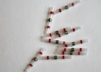 Red Heat Shrink Solder Butt Connector - Pack of 10 (0.5 - 1mm)