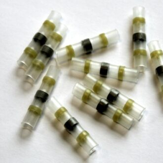 Yellow Heat Shrink Solder Butt Connector - Pack of 10 (3 - 6mm)