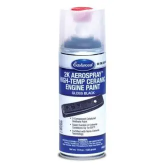 Eastwood 2K Aerospray High Temp Ceramic Engine Paint Gloss Black