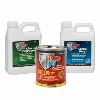 POR15 Stop Rust Kit in GLOSS BLACK (Big size)