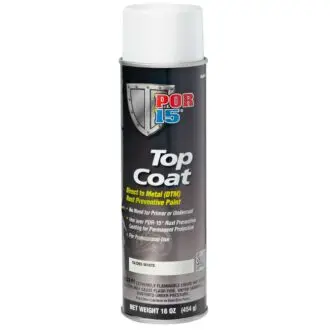 POR15 Top Coat Gloss White Aerosol (368g)